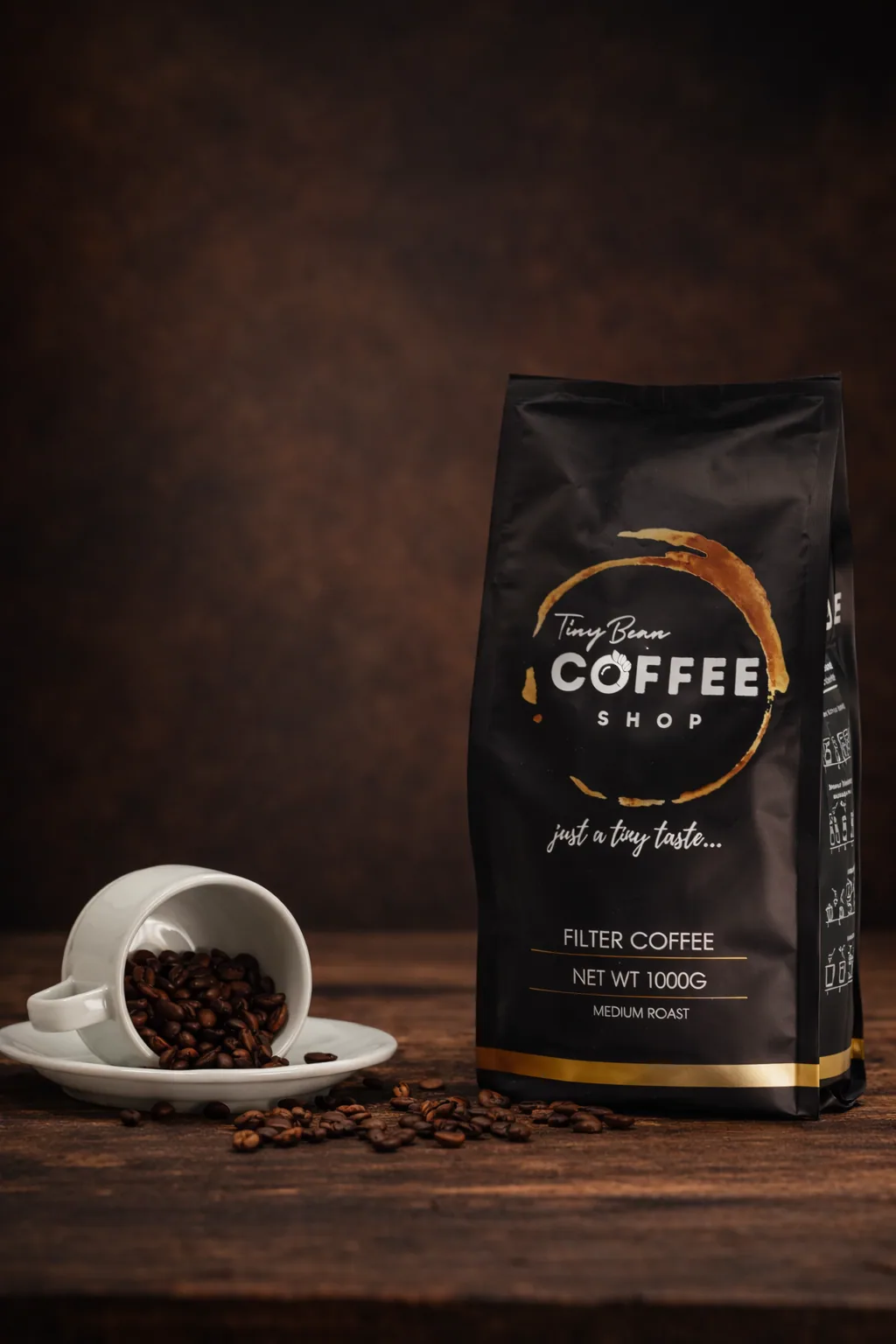 Tiny Bean filtre kahve çekilmiş 1kg paket